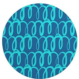 Questo Casa, Ronde muismat met antislip onderkant voor kantoor en thuis, diameter 22 cm