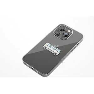 Bonateks, Étui de protection imprimé numériquement compatible avec iPhone 14 Pro, coque de protection anti-chocs, en silicone, flexible, transparent