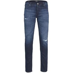 JACK & JONES Male Slim Fit Jeans Glenn Original GE 285, Denimblauw, Denim blauw