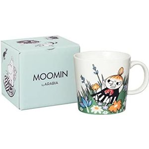 Fiskars 1065642 Moomin bij Arabia mok 0,3 l Little My, meerkleurig