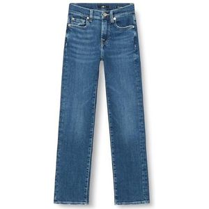 7 For All Mankind Jean slim IllSat The Straight Crop pour femme, bleu moyen, taille 52, Bleu moyen., 27