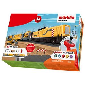 Märklin My World - 29346 - Elektrische trein met afstandsbediening - met betonmixer en graafmachine voor de bouw - voor fans van spoorwegmodellen vanaf 3 jaar