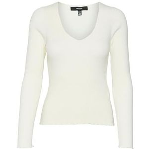 VERO MODA Vmevie Ls Ga Noos damestrui met V-hals, Berk