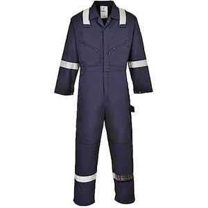 Portwest F813 Iona veiligheidspak van polykatoen, marineblauw, XL