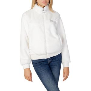 FILA Balchik Damesjas Faux Fur Jacket, Egret