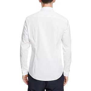 ESPRIT Collection Geweven Slim Fit T-shirt, 100 / wit