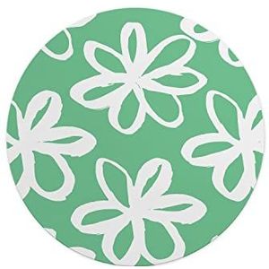 Questo Casa, Ronde muismat met antislip onderkant voor kantoor en thuis, diameter 22 cm