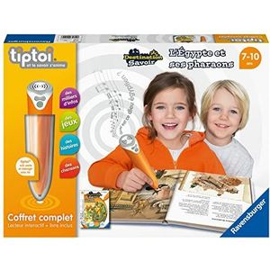 Ravensburger - tiptoi® - Complete set interactieve lezer + boek Egypte en zijn farao's - Elektronisch educatief spel zonder scherm - Vanaf 7 jaar - Franse versie - 00 144