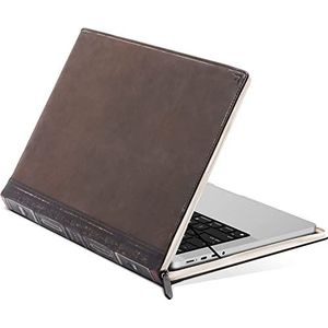 Twelve South BookBook V2 Hoes van volnerfleer met binnenzak voor MacBook M1 16 inch