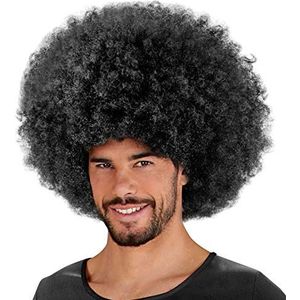 Black JIMMY OVERSIZED WIG"" in polybag -
