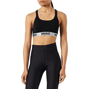 boss Bralette Padded Sporty Logo damesbeha, ZWART2