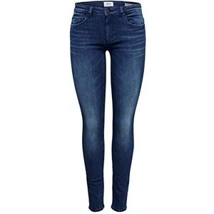 ONLY Onlfcarmen Reg Sk JNS Bb 732Ab Noos jeans, blauw (Dark Blue Denim Dark Blue Denim), 25/L34 (fabrieksmaat: 25), donkerblauw denim, 25 W/34 L, donkerblauw denim
