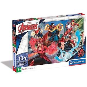 Clementoni Marvel Avengers - Glitter Effect - 104 stukjes