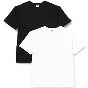 Urban Classics t-shirt mannen, Zwart en wit.