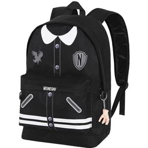 Wednesday Varsity HS FAN 2.0 rugzak, zwart, één maat, rugzak HS FAN 2.0 Varsity, zwart., HS FAN 2.0 Varsity rugzak