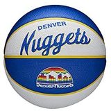 Wilson TEAM RETRO, DENVER NUGGETS, mini-basketbal, outdoor, rubber, maat: mini