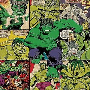 Marvel Comics - Canvas 40 x 40 '38 mm' - Hulk Squares