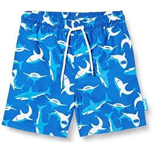 Playshoes Zwemshort voor jongens, blauwe haai, 110-116, Blauwe haai.
