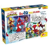 Lisciani Games Marvel Puzzel DF Maxi Floor 2 x 24 Spidey, 99788