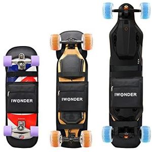 IWONDER Elektrische skateboard rugzak opvouwbare draagtas verstelbare schouderriem skateboard reisrugzak