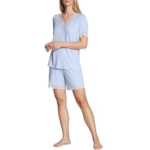 CALIDA Elegante Dreams Pijama Set voor dames, Harmony Blue, XXS, Harmony Blue