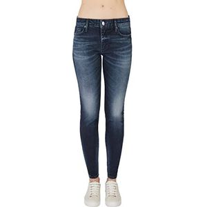 Armani Exchange Indigo, katoenen stretch jeans voor dames, maat M, Indigo
