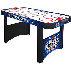 Sport One Air Hockey Arena Elektrische voetenset met 2 knopen en 2 schijven, 121 x 60 x 76 cm, blauw