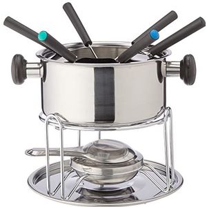 Beka 20482000 Cortina Fondue-set, roestvrij staal, 11-delig