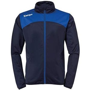 Kempa Emotion 2.0 Poly Jacket Sweatshirt voor heren, marineblauw/koningsblauw