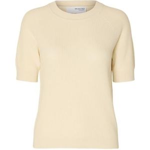 SELECTED FEMME Gebreide Top SLFELINNA Lichtgeel