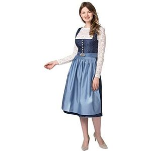 Stockerpoint Dirndl Leonora jurk, blauw, 44 dames, blauw, 44, Blauw