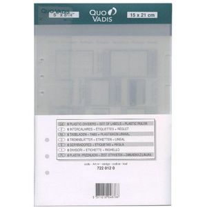 Quo Vadis - Intercale navulverpakking + liniaal voor timer, 21-15 x 21 cm