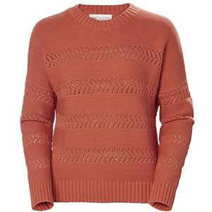 Helly Hansen W Pier Tricot Poinçons Pull Femme, Terracotta, M