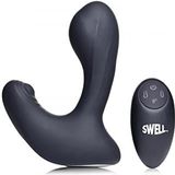 10X Inflatable & Tapping Prostate Vibe w/Remote