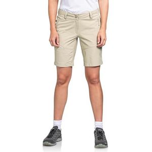 Schöffel Damesshorts, lichte en verkoelende shorts met elastische stof, veelzijdige outdoorbroek met optimale pasvorm en praktische zakken