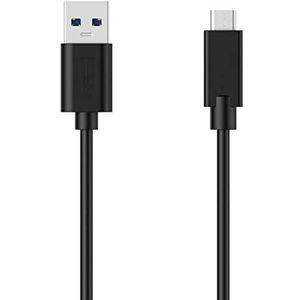 Ewent EC1044 USB 3.1-kabel Gen1, 5 Gbps, 3 A, USB-C/M-A/M, zwart, 3 m