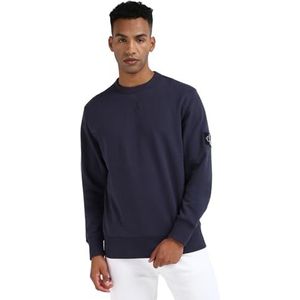 Calvin Klein Jeans Slip-on sweatshirt voor heren, Blauw (Ink)