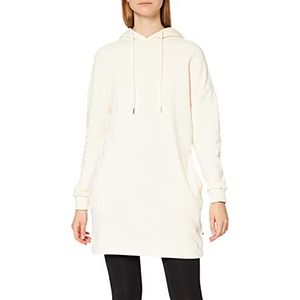 Urban Classics Oversized Organic Fabric Hoody jurk voor dames, Wit zand