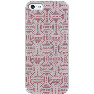 Katinkas KATIP51087 beschermhoes van kunststof voor iPhone 5, motief Azteken, roze