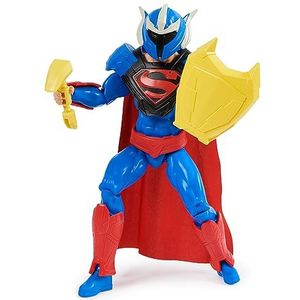 Spin Master Superman Man of Steel Action-figuur, 30 cm, volledig beweegbaar figuur met 9 opzetstukken voor spannend rollenspel, speelgoed voor kinderen vanaf 4 jaar