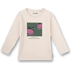 Sanetta shirt met lange mouwen voor meisjes, crème, 92, Crème