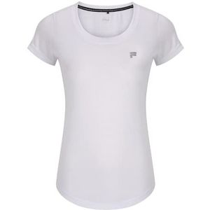 FILA T-shirt Rahden pour femme, Blanc éclatant., S