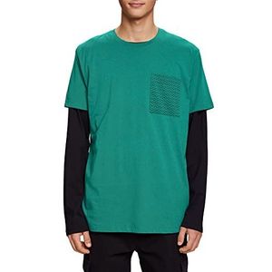 Esprit T-shirt pour homme, 305 / Emerald Green, XS