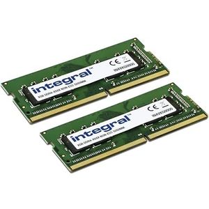 Integral 32 GB (2 x 16 GB) DDR4 3200 MHz (of 2933 MHz, 2666 MHz en 2400 MHz) SODIMM RAM-geheugenset voor MacBook Notebook