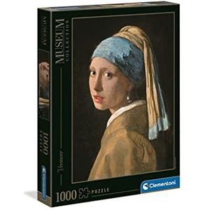 Clementoni puzzel  Museum Girl With Pearl E.V. 1000 stuks