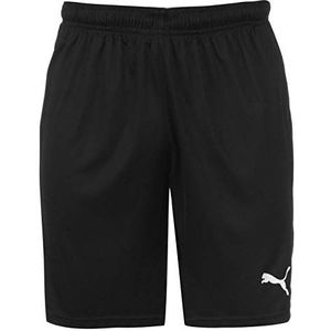 Puma 703441 - voetbalshorts voor heren, groen (Pepper Green-Puma White), maat 3XL, Zwart (Puma Zwart-Puma Wit), L