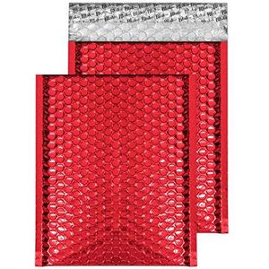 Blake Purely Packaging MBR250 100 bubbelenveloppen met kleefsluiting, C5+, 250 x 180 mm, rood, 100 stuks