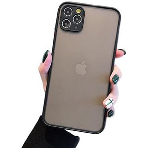 PASUTO Compatible avec iPhone 12 Pro Liquid Silicone Case, Full Body Protective Case, Liquid Silicone Case, Soft Anti-Scratch Microfiber Lining (Noir)