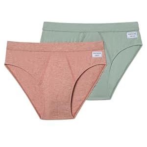 Abanderado Briefs (2 stuks) voor heren, Groen (Groen (Verde Terra)