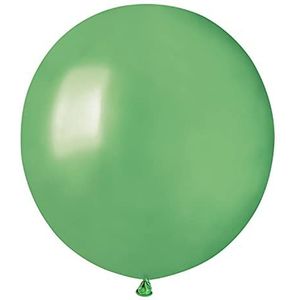 Set van 25 parelmoer ballonnen van hoogwaardig natuurlijk latex G150 (Ø 48 cm/19 inch) parelmoer mintgroen